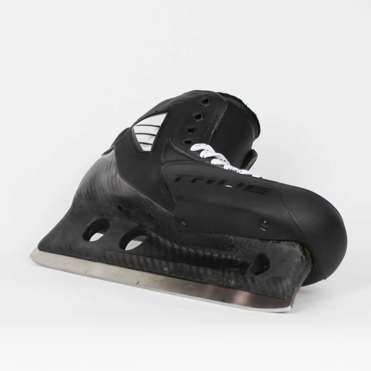 TRUE Senior One Piece Goalie Skates - Pro Stock - Metatarsal Guard Tongue - Size 10