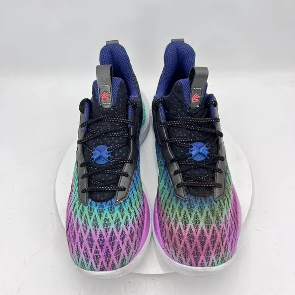 Under Armour Curry Flow 10 Men Size 16 Northern Light Purple Low Basketball Shoe