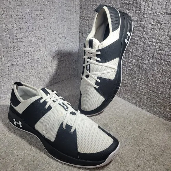 Under Armour Showstopper 2.0 Men's Size 18 US Black White Cross Training Shoes