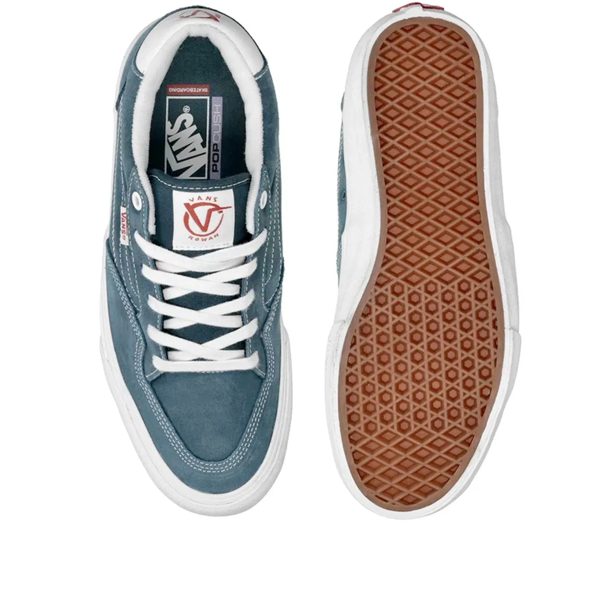 Vans Rowan Leather Blue Sale