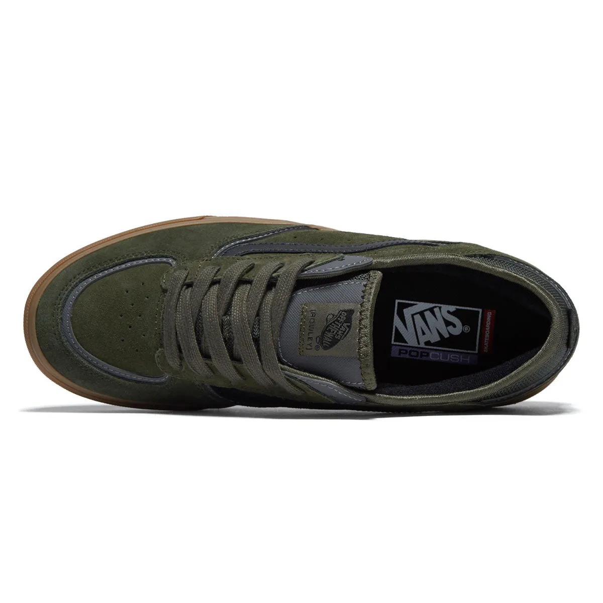Vans Skate Rowley Shoes - Green/Gum