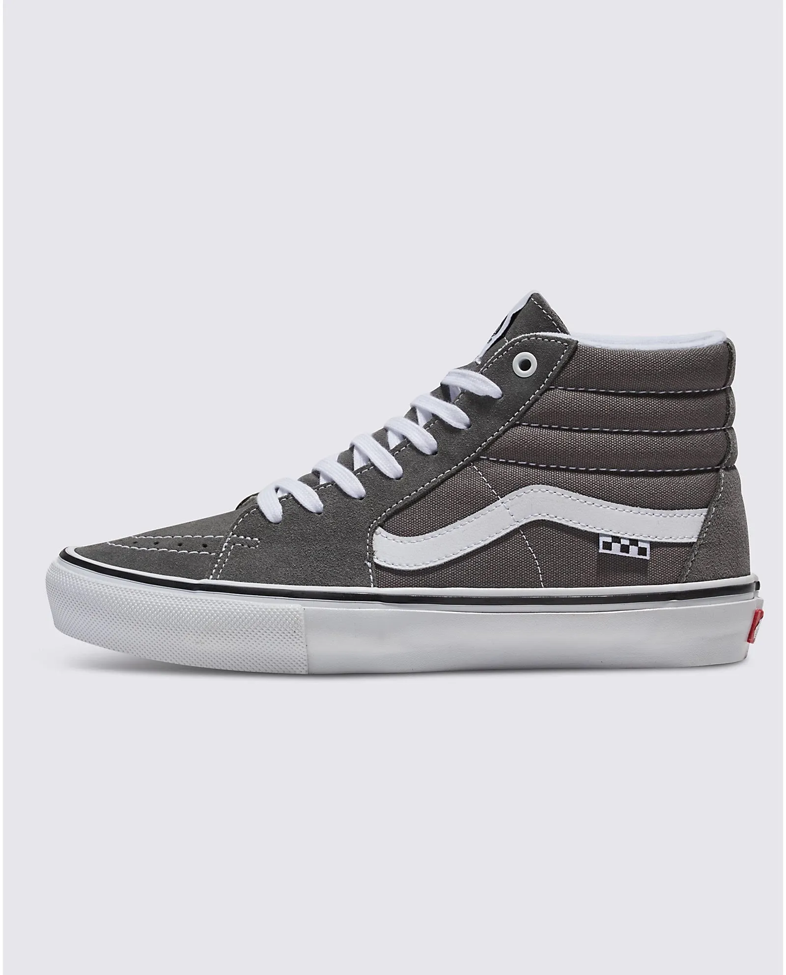 Vans Skate Sk8-Hi Shoe Pewter Grey / White