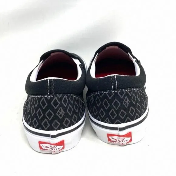 VANS x Krooked Slip On Sneaker Skateboard Black Canvas VN0A5FCAAPM Low Women For