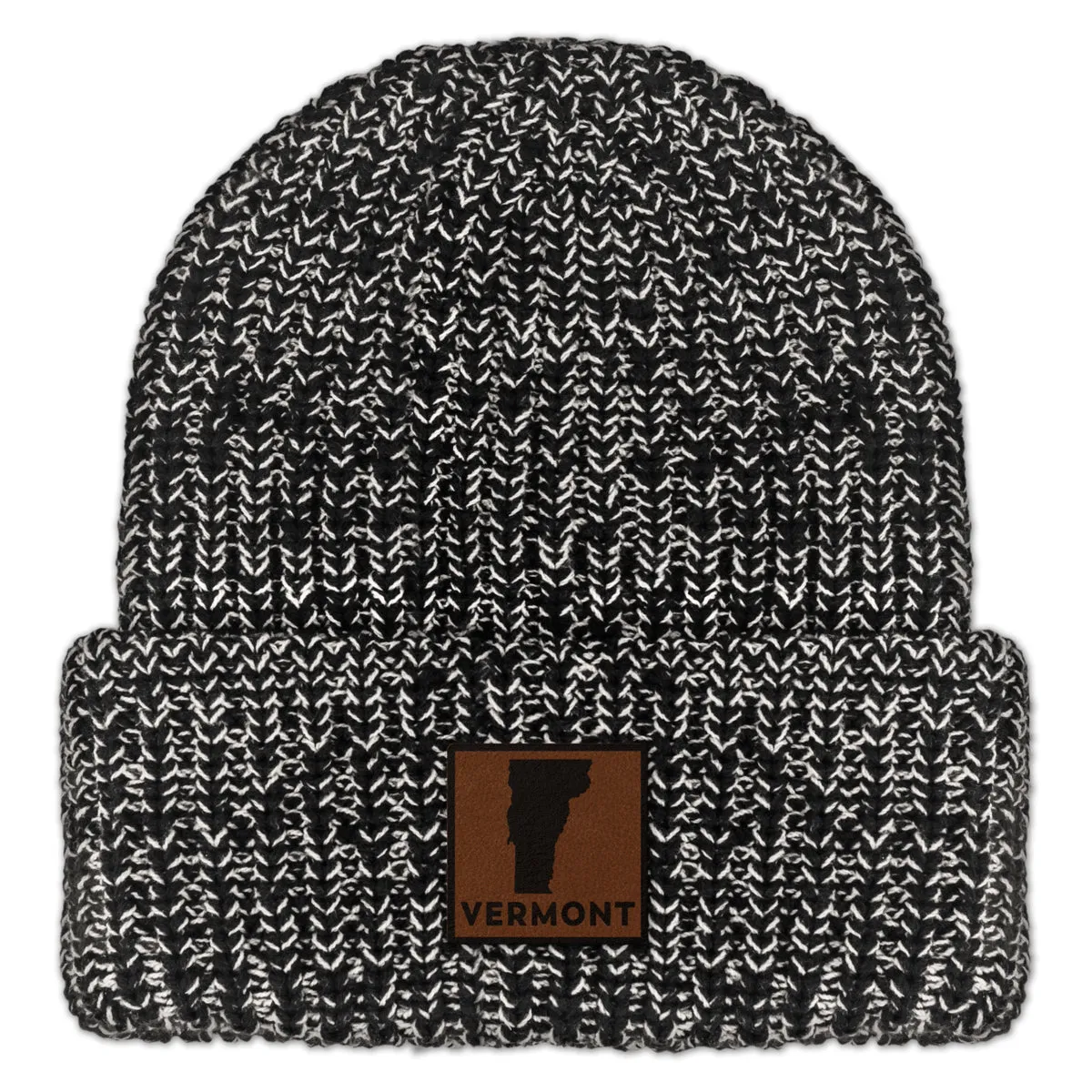 Vermont Leather Patch Chunky Knit
