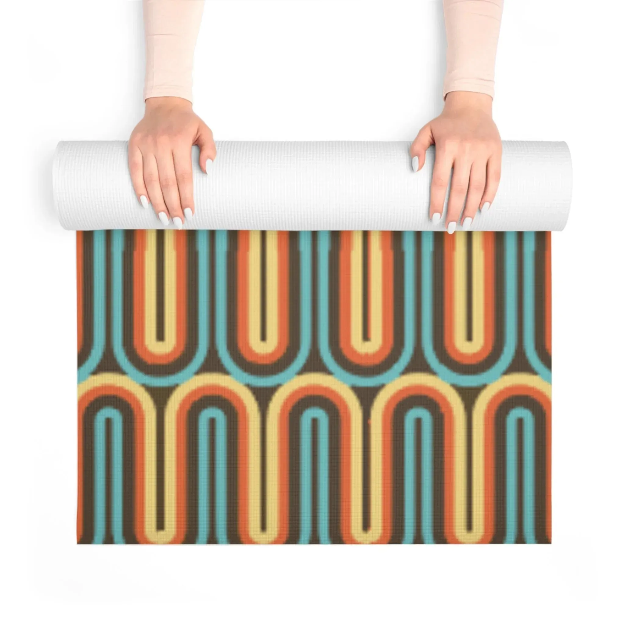 Vibrant Waves Foam Yoga Mat