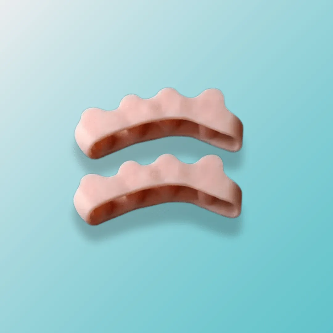 VilyVital 2Pcs Silicone Toe Separator for Correct Toe Alignment