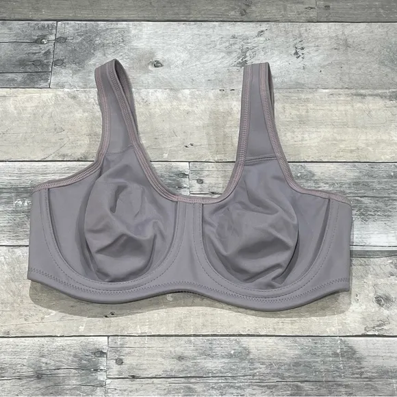 WACOAL Simone Seamless Underwire Sports Bra - Lilac Gray - Sz - 34C .US (B679)