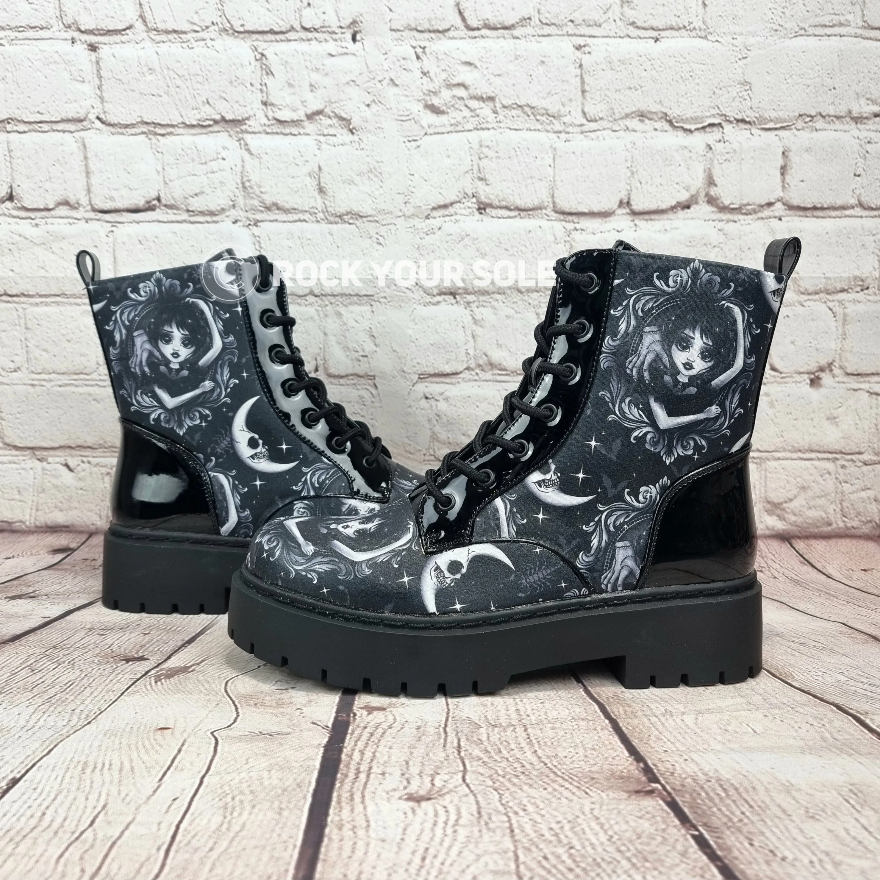Wednesday heel ankle boots