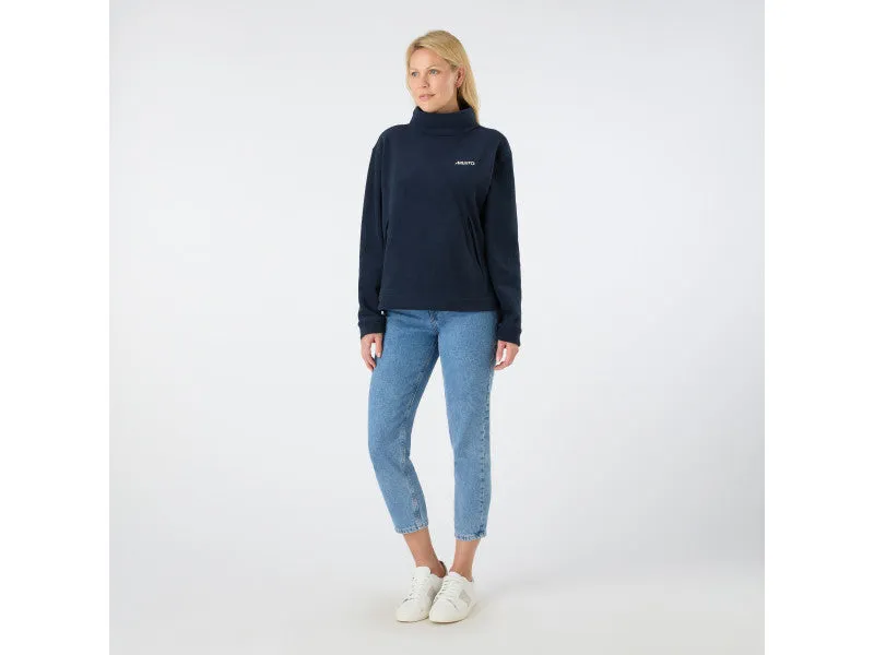 WOMEN'S CLASSIC FLEECE PULLOVER - NAVY