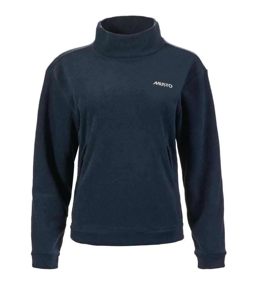 WOMEN'S CLASSIC FLEECE PULLOVER - NAVY