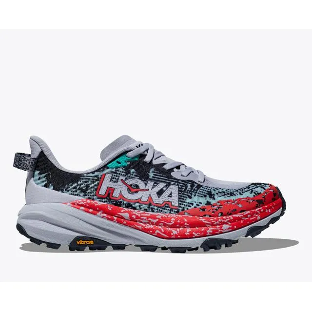 WOMEN'S HOKA SPEEDGOAT 6 1147811BLVR COLOR: BLACK/ALOE VERA