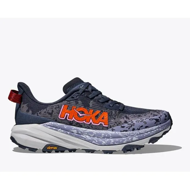 WOMEN'S HOKA SPEEDGOAT 6 1147811BLVR COLOR: BLACK/ALOE VERA