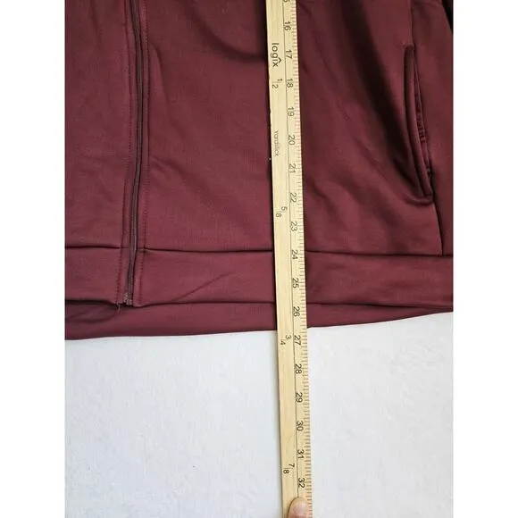 Women's Nike Therma-Fit Pullover Hoodie Burgundy(CN9340-669) X-Large
