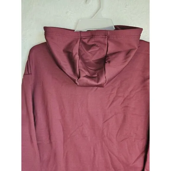 Women's Nike Therma-Fit Pullover Hoodie Burgundy(CN9340-669) X-Large