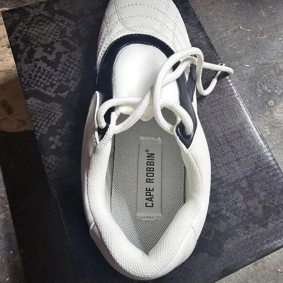 Women's White Low Top Sneakers