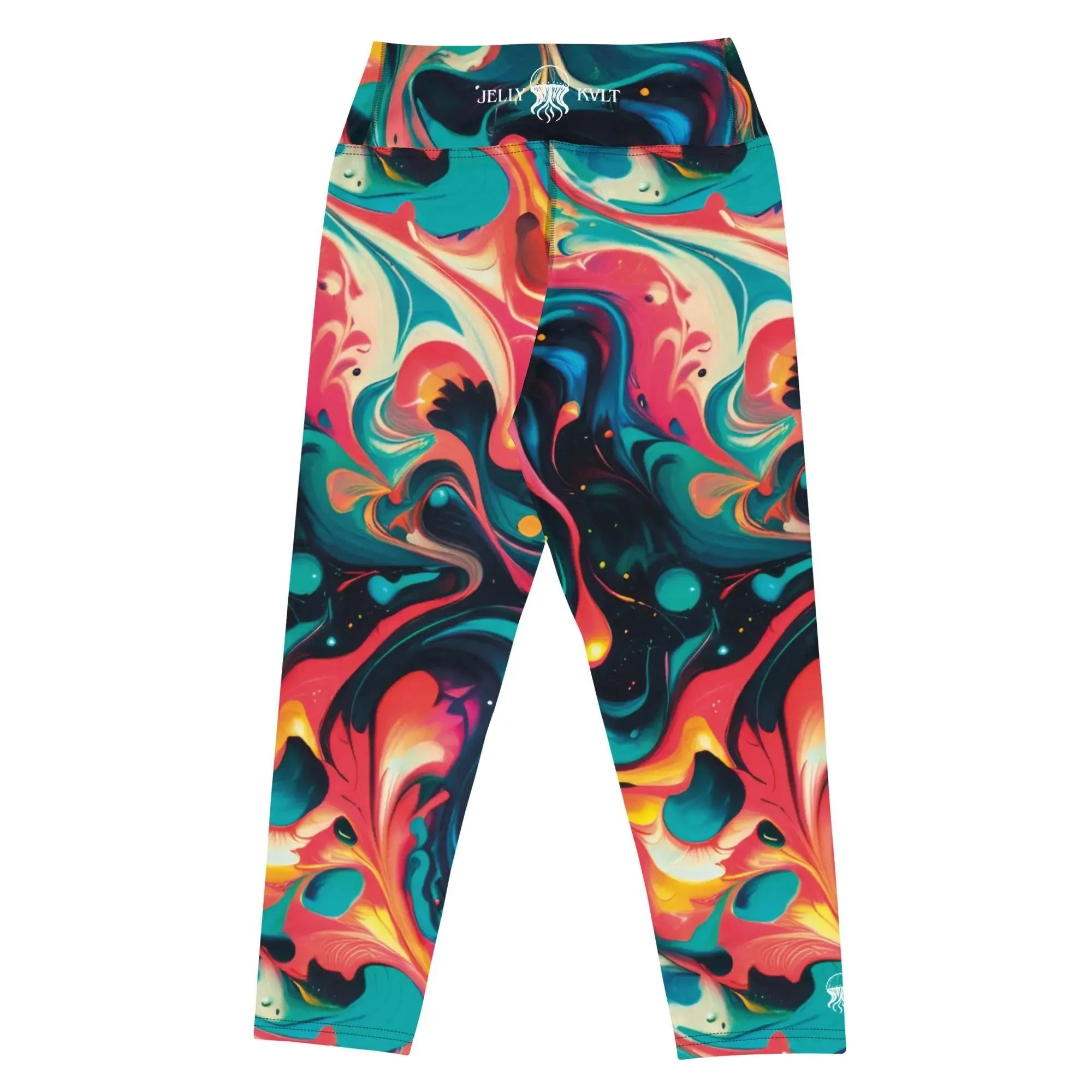 Yoga Capri Leggings Celestial Splash